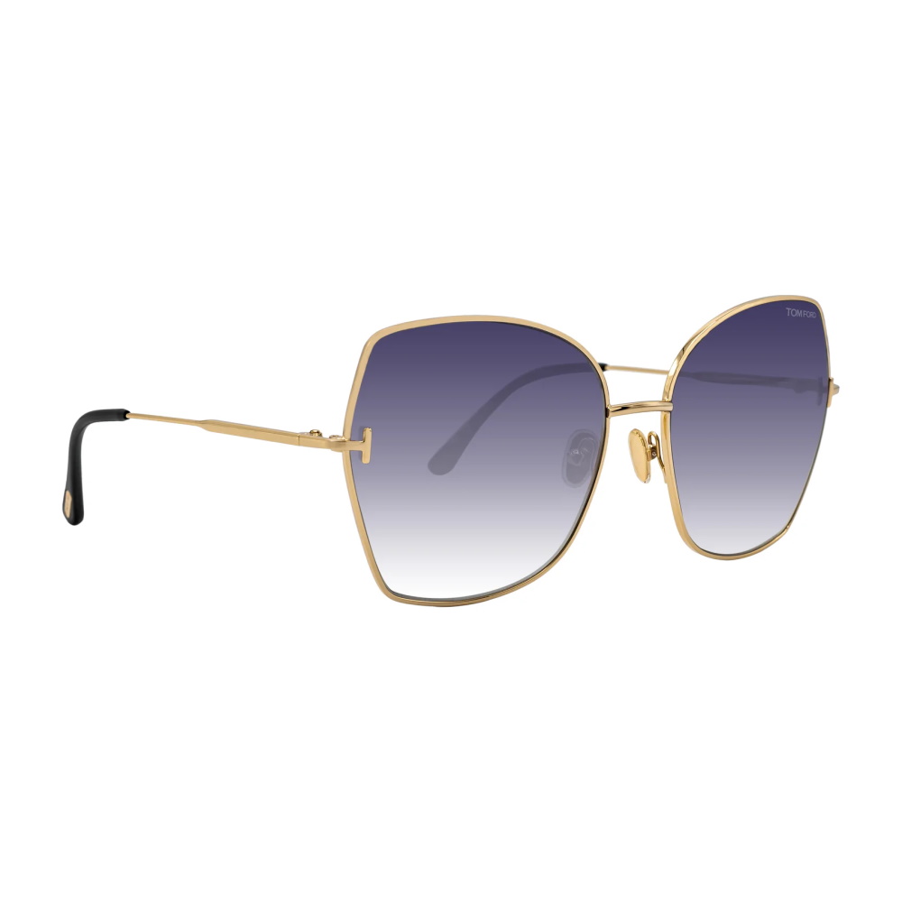 Tom Ford Farah Sunglasses With Rose Goldgradient Smoke Lens Li Flash Sale 8440